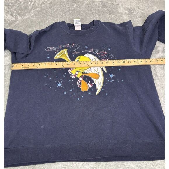 Vintage 1999 Looney Tunes Tweety Pullover Sweatshirt Women's Size 1X Blue - Picture 7 of 10